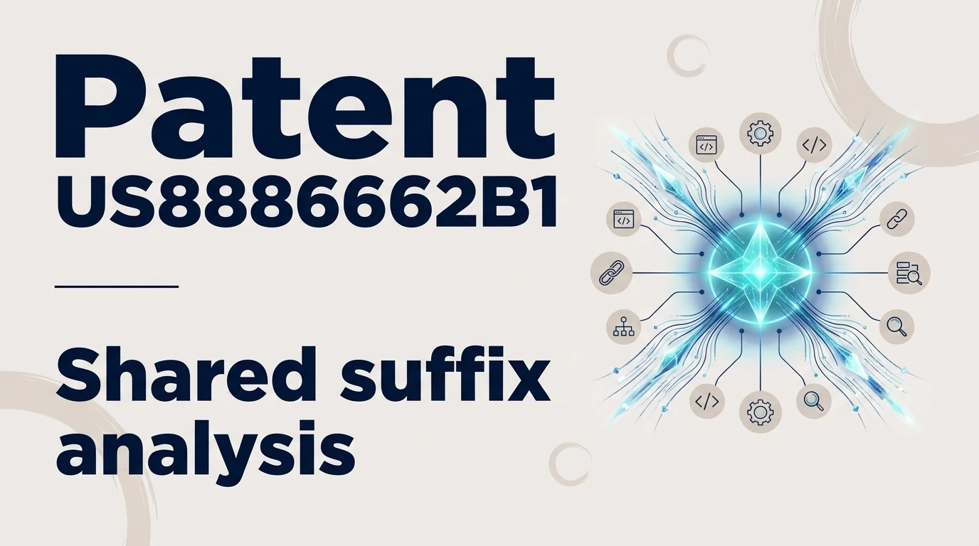 Stylized title card for 'Shared suffix analysis' report.