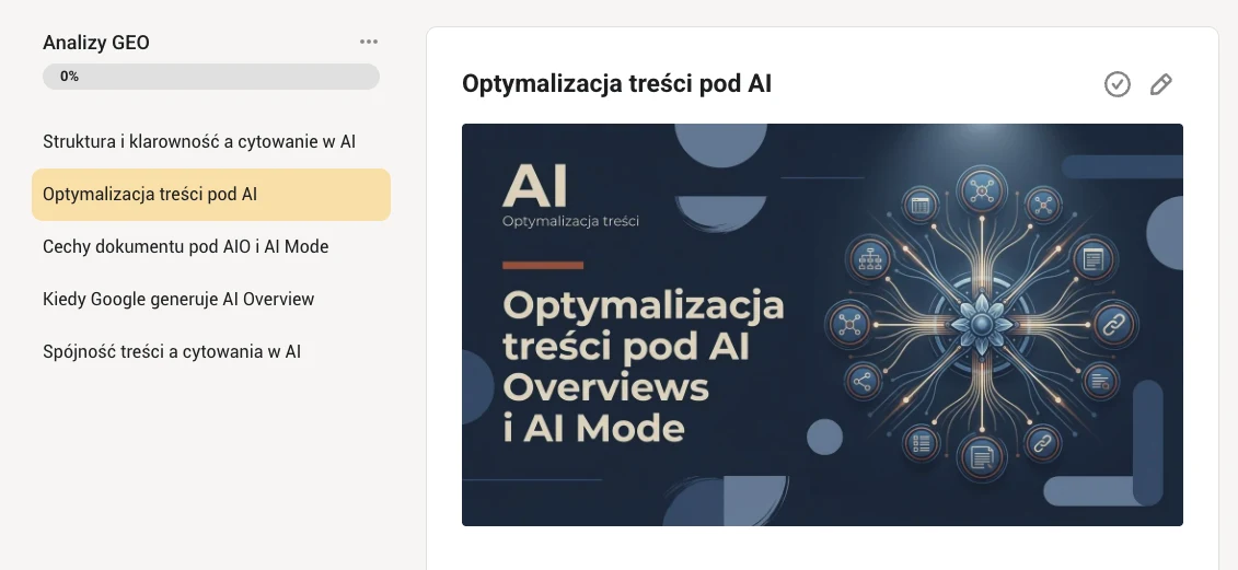 Analizy GEO na Skool - lista analiz GEO i otwarte opracowanie